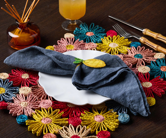 Lemon Napkin Rings (Set of 4)