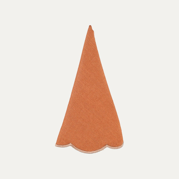 Belmonte Napkin, Terracotta on Terracotta