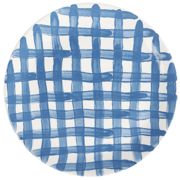 Vichy Turquoise Plate