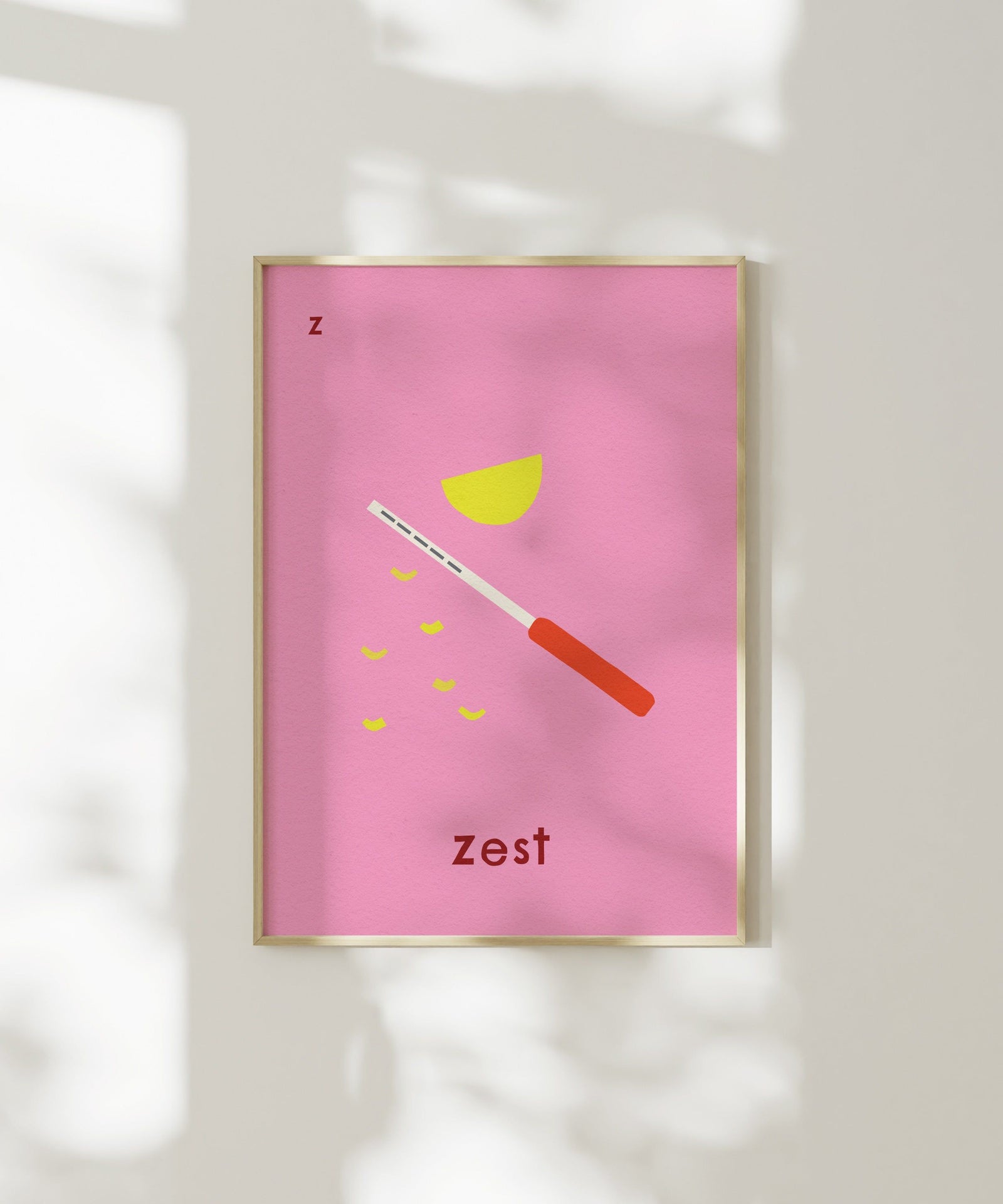 Z for Zest Art Print
