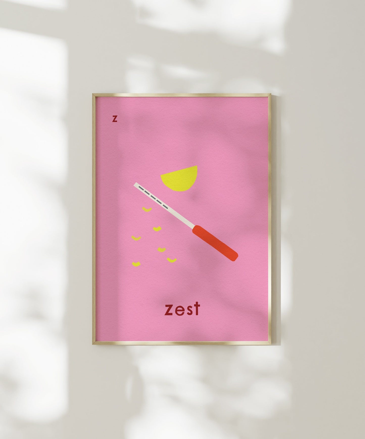 Z for Zest Art Print