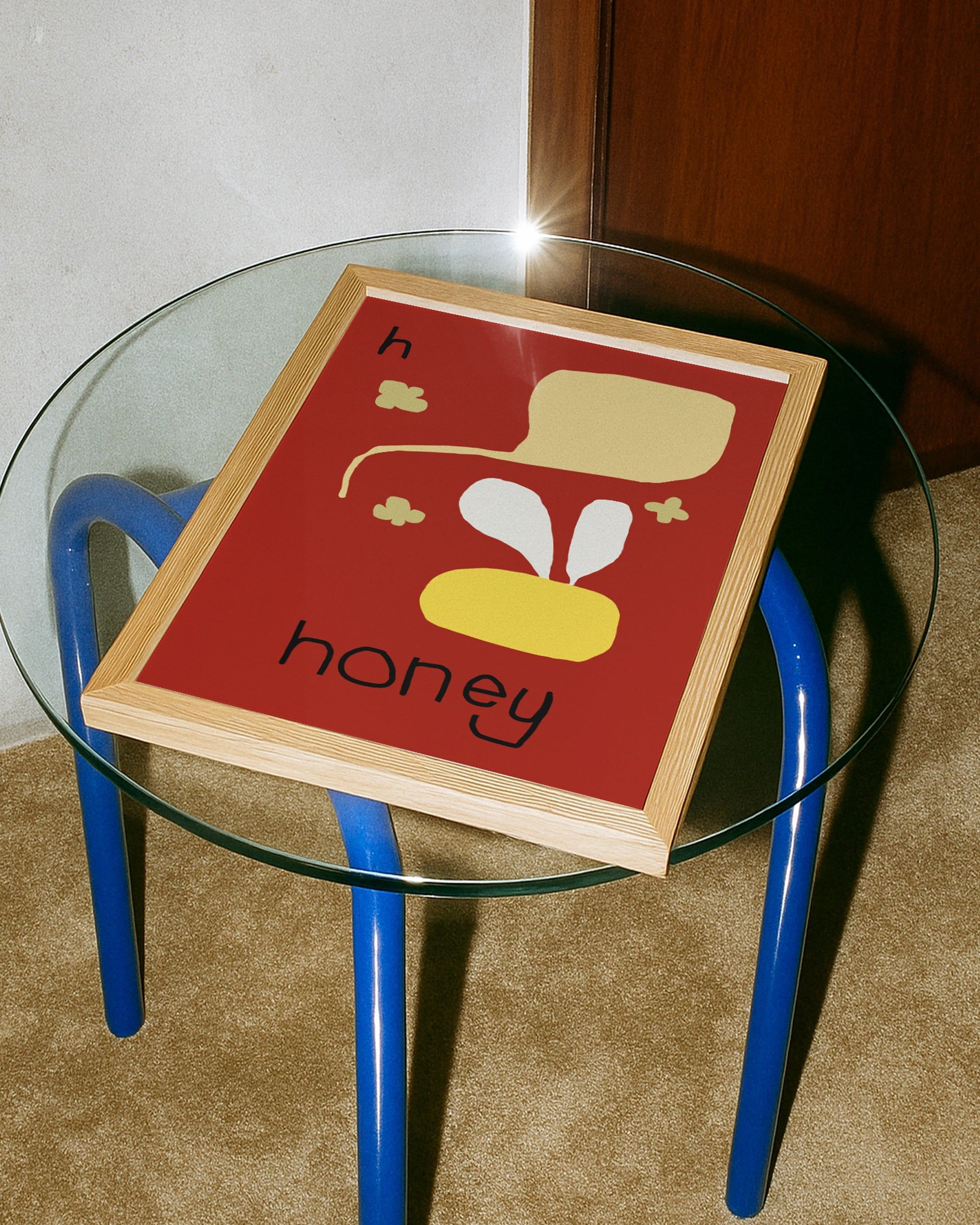 H for Honey Art Print
