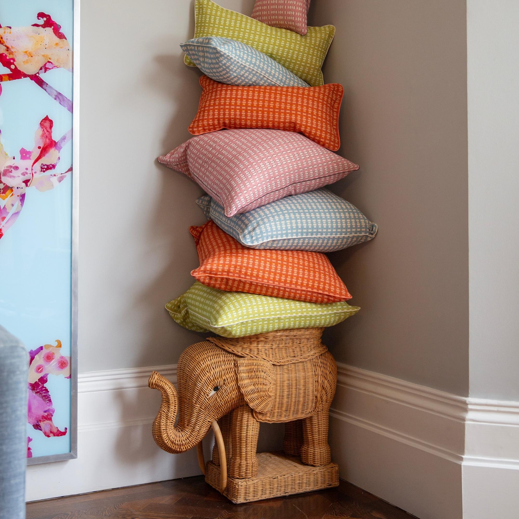 Lali II | Cherry Orange Small Cushion