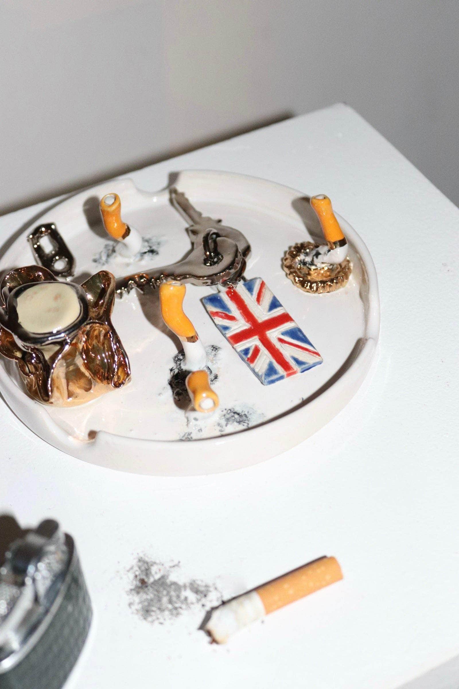 Union Jack Keyring Ashtray