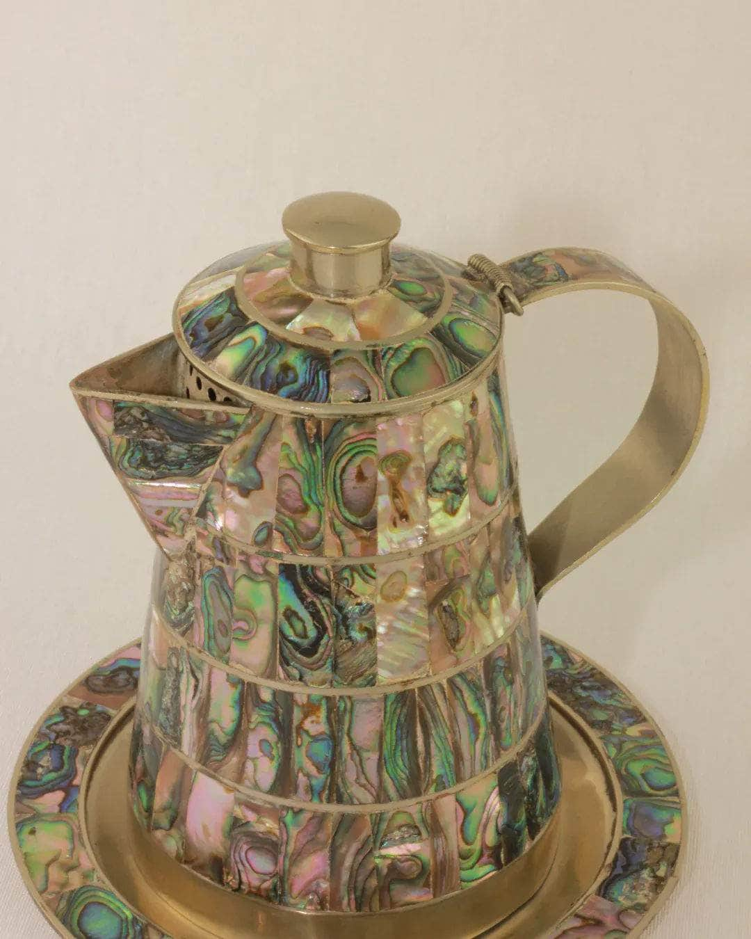 Vintage Mexican Abalone Jug