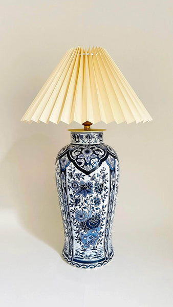 Antique Delft Lamp