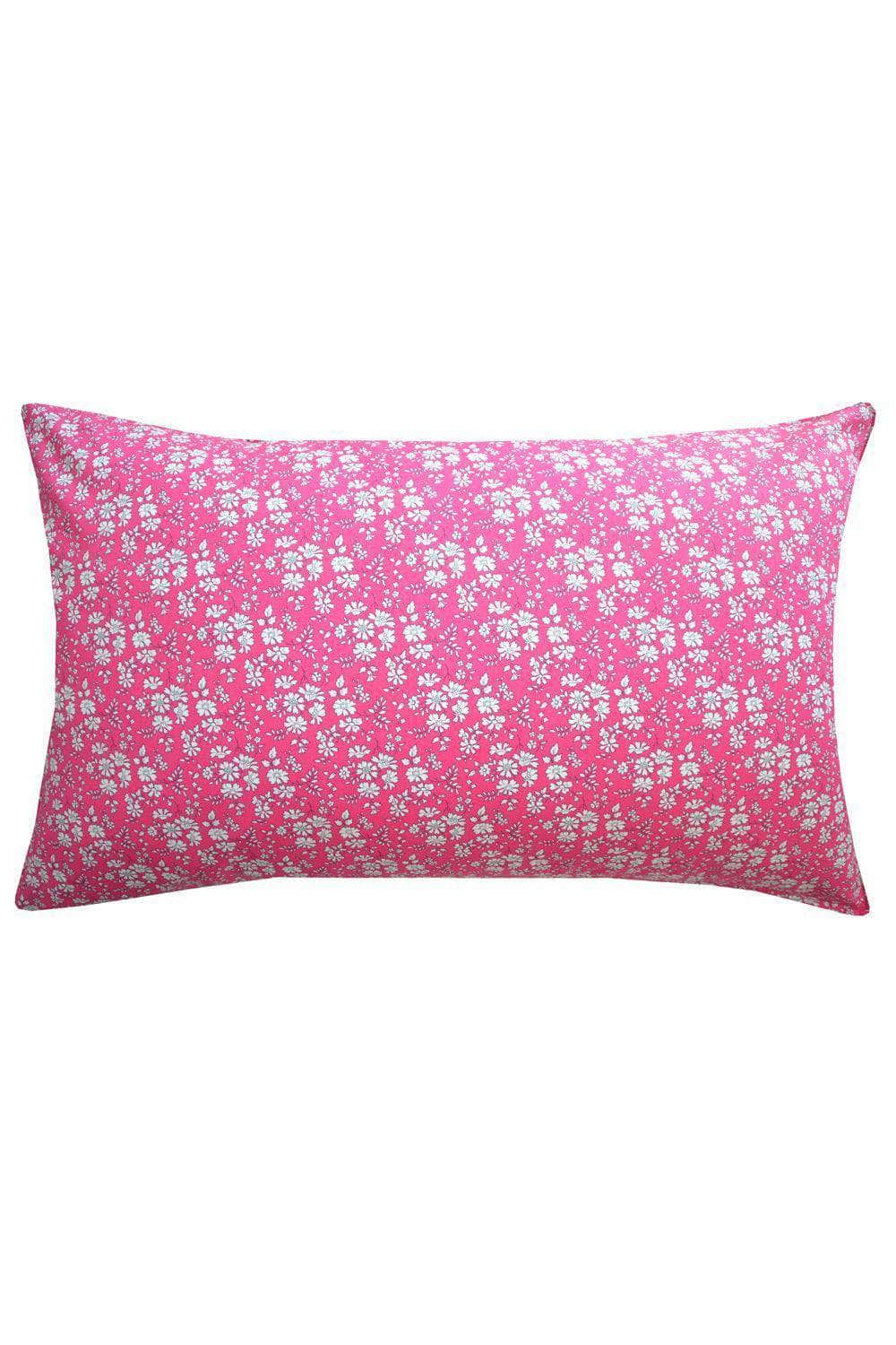 Pillowcase Made With Liberty Fabric Capel Fuchsia