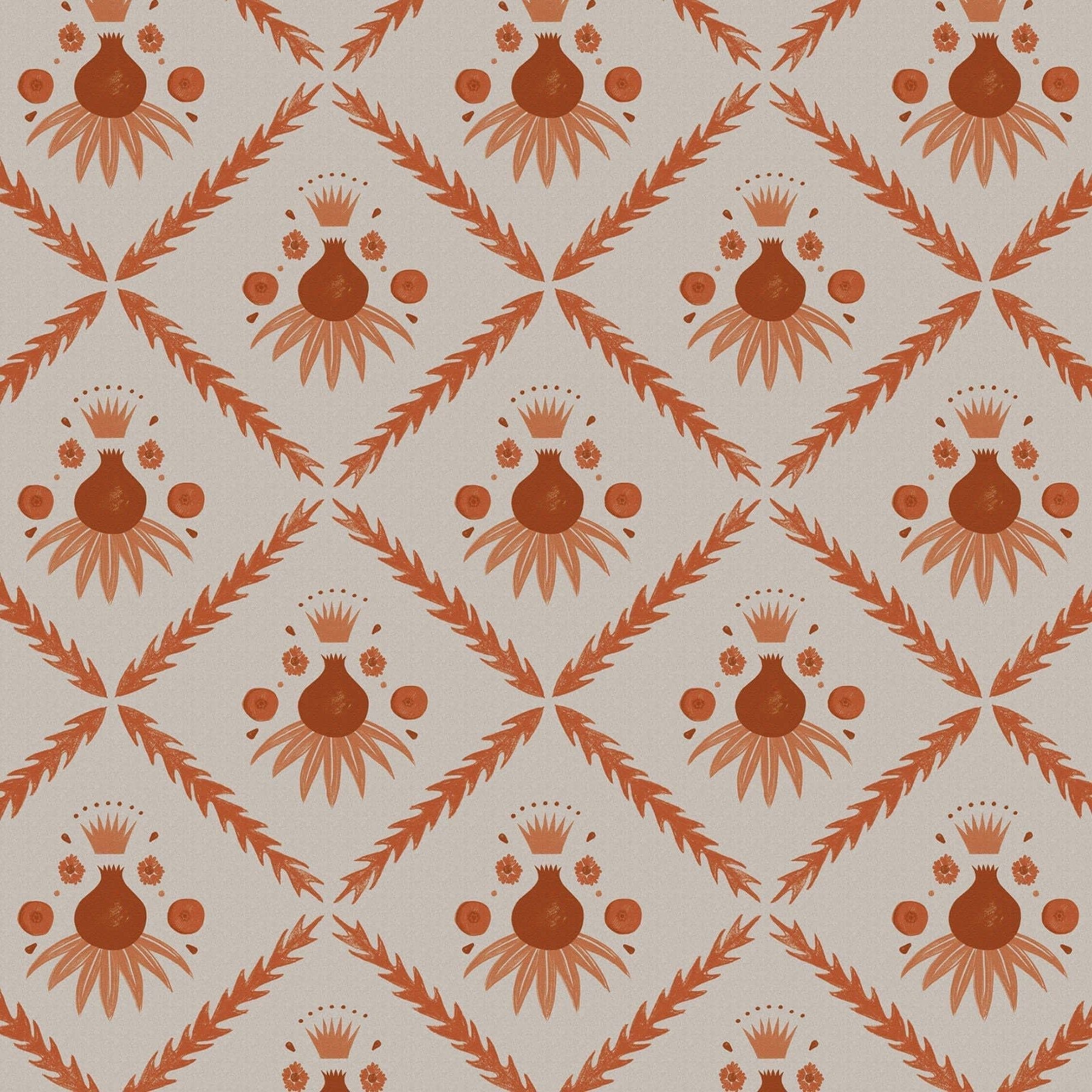 Pome Wallpaper Sample, Dusky Pink