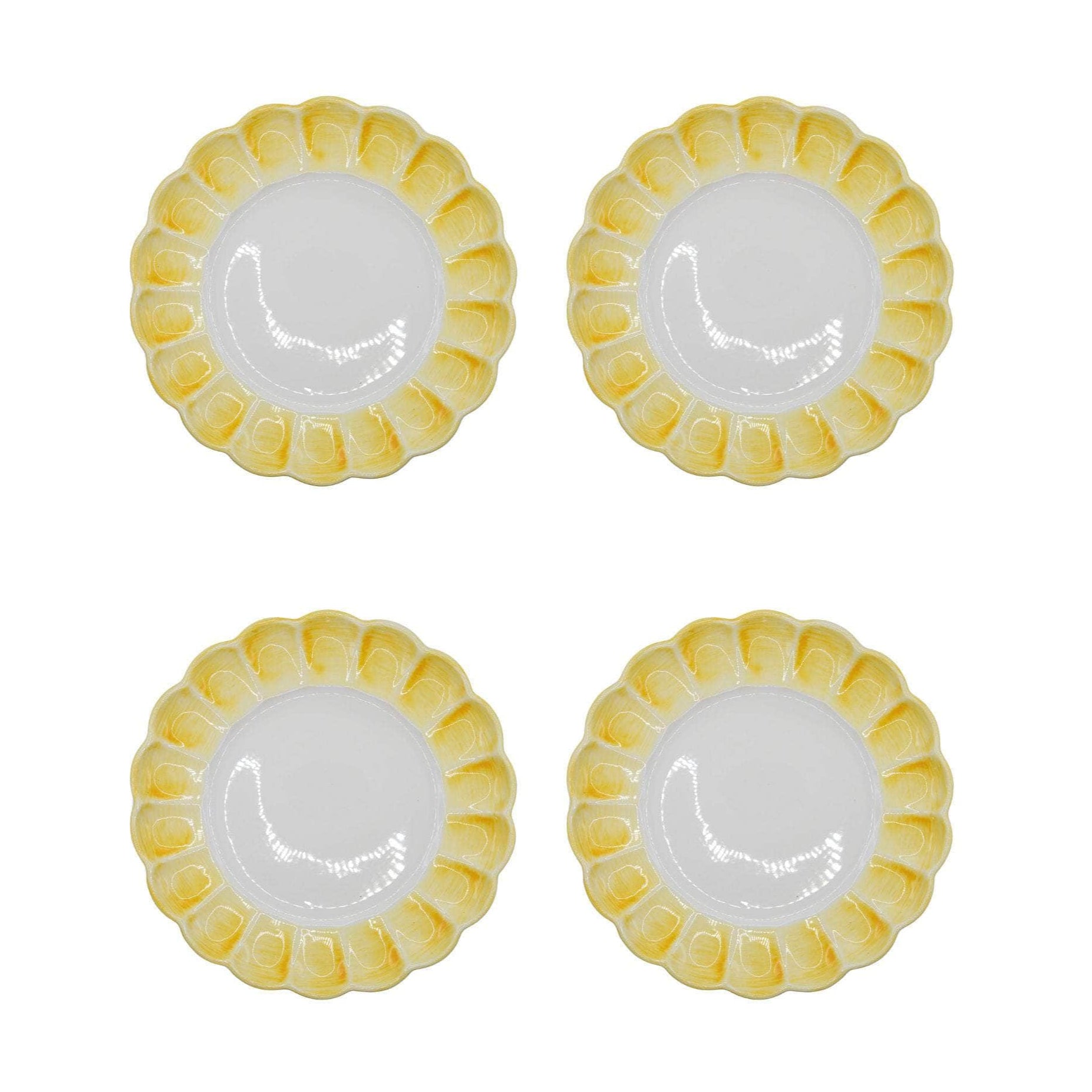 Lido Dinner Plate, Yellow, Set Of 4
