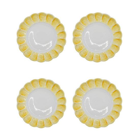 Lido Dinner Plate, Yellow, Set Of 4