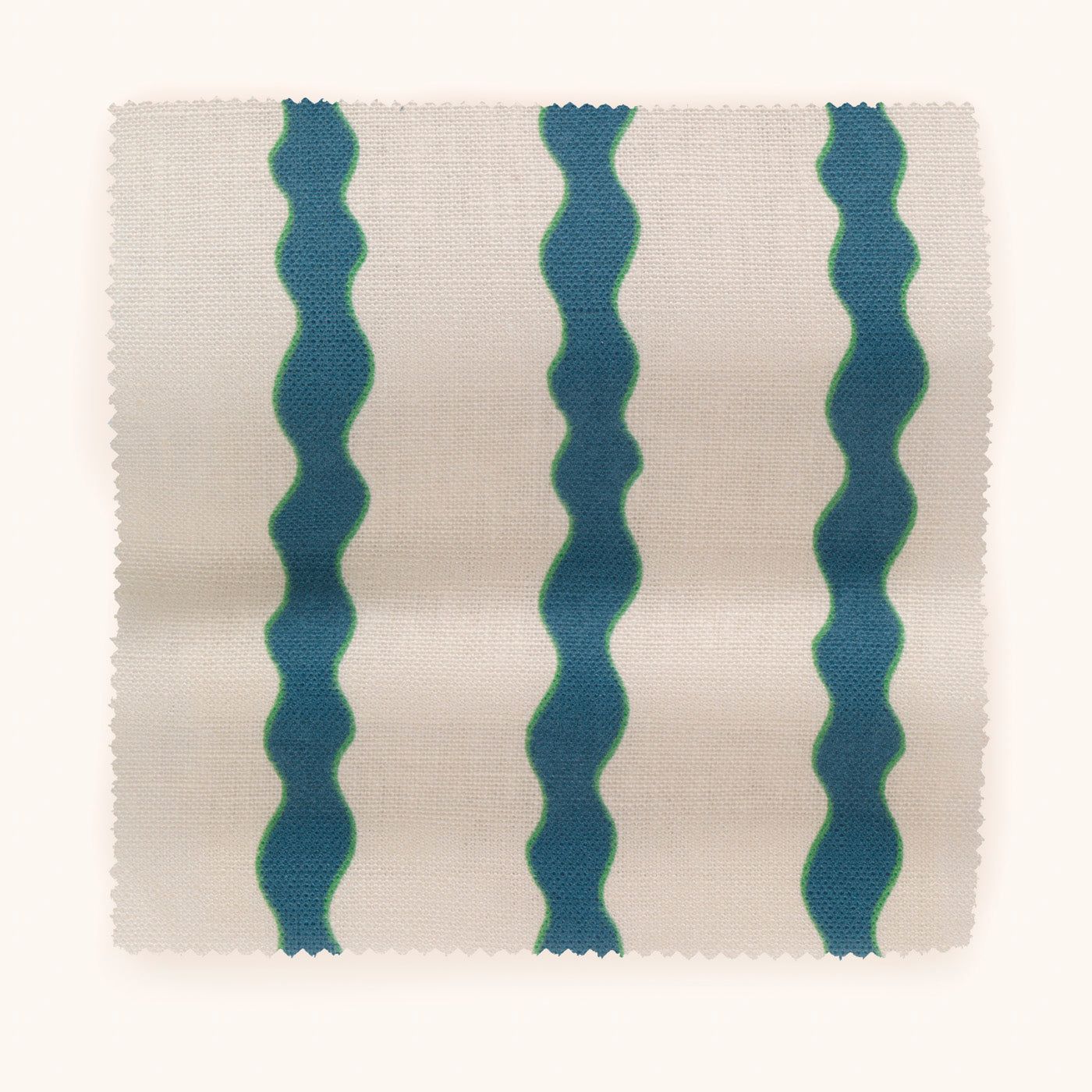 Scroll Stripe - Day Blue (Fabric)