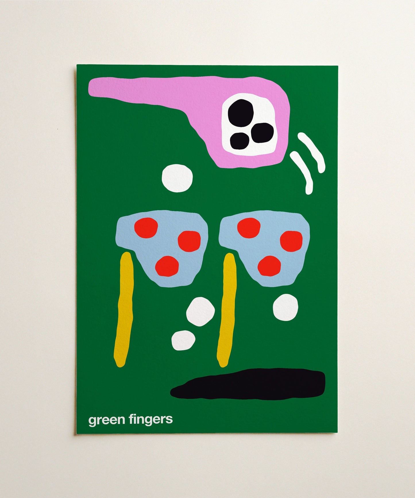 Green Fingers Print - Green