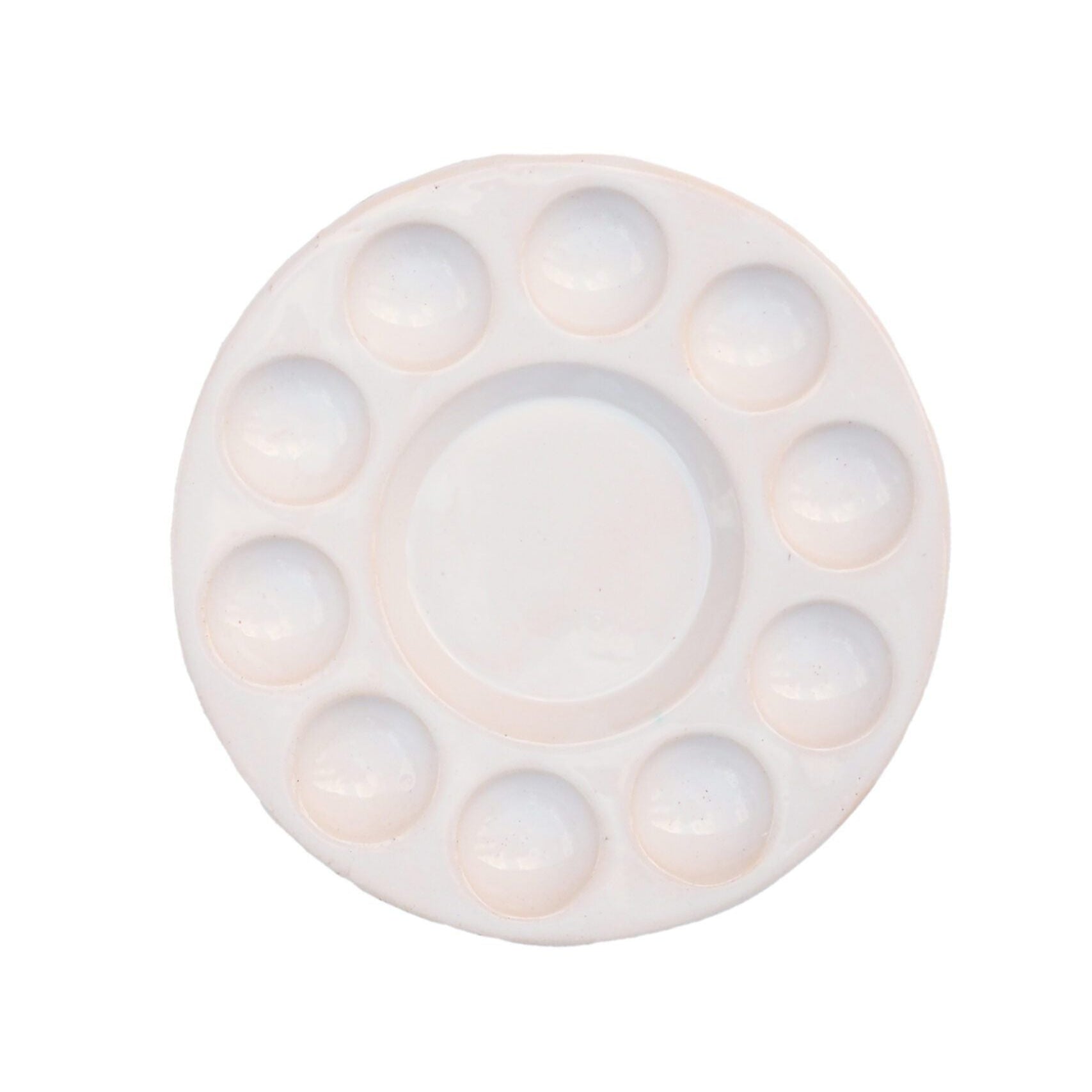 Round Handmade Ceramic Palette