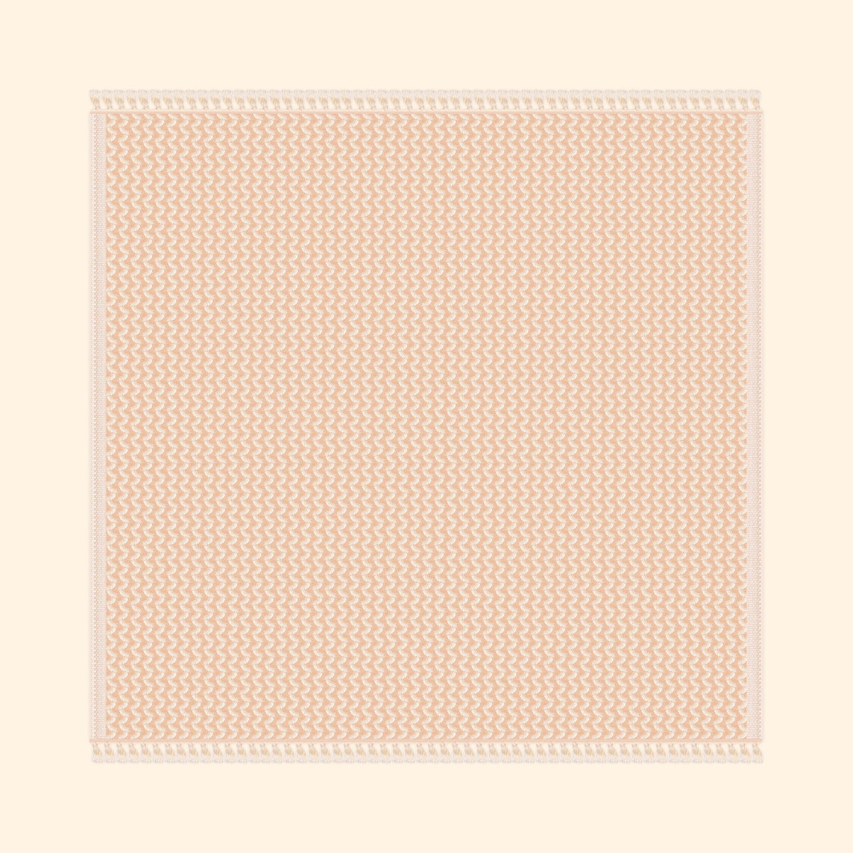 Silent Ripple Pure Cotton Blanket In Tan