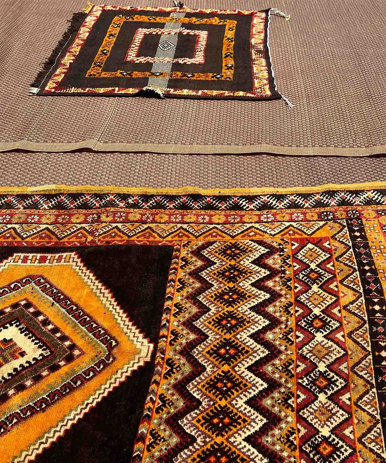 Vintage Moroccan Taznakht Rug 255/140 cm