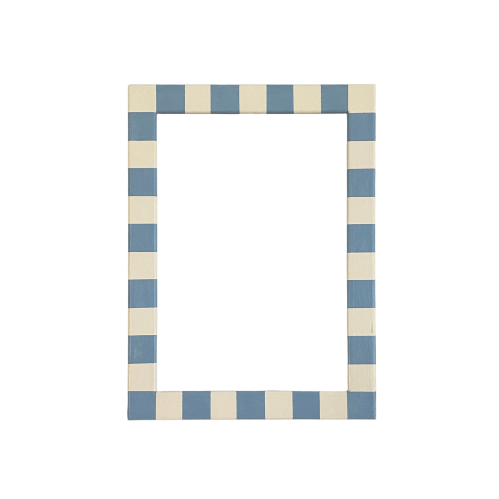 Picture Frame, Baby Blue Skinny Stripes Picture Frame