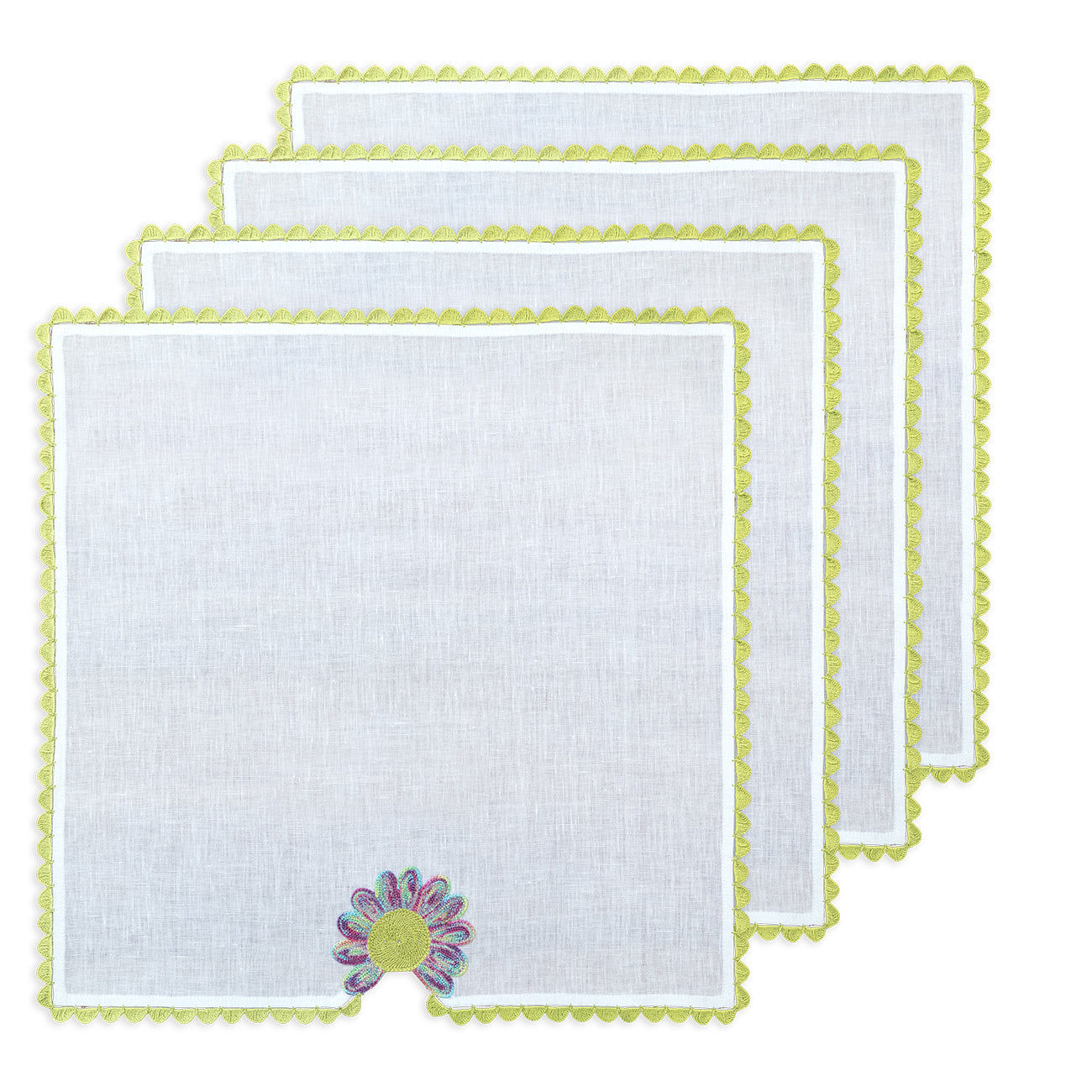 The Crochet Garden - Table Napkin (Set of 4)