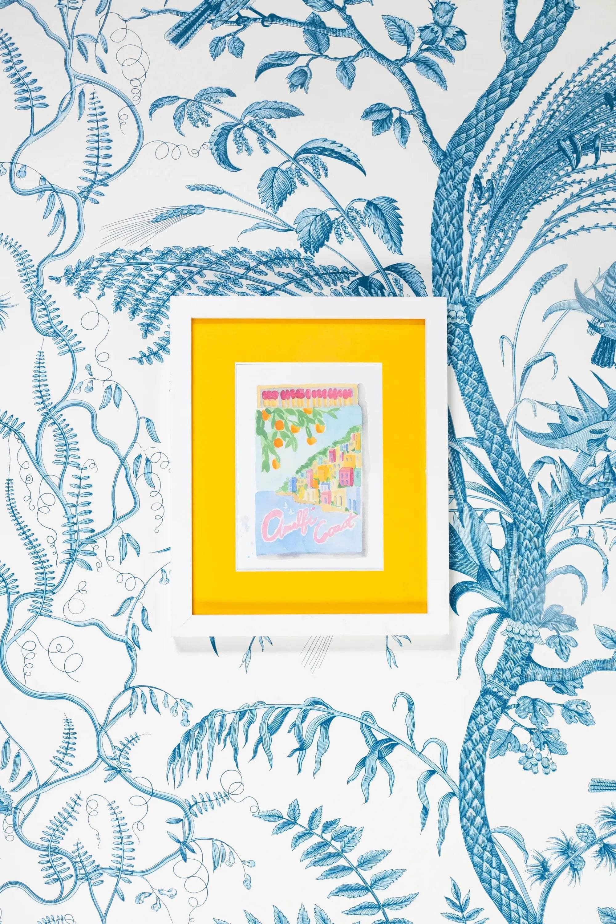 Amalfi Coast Matchbook Print