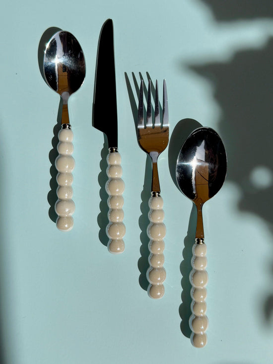 Perlita Cutlery Set - White