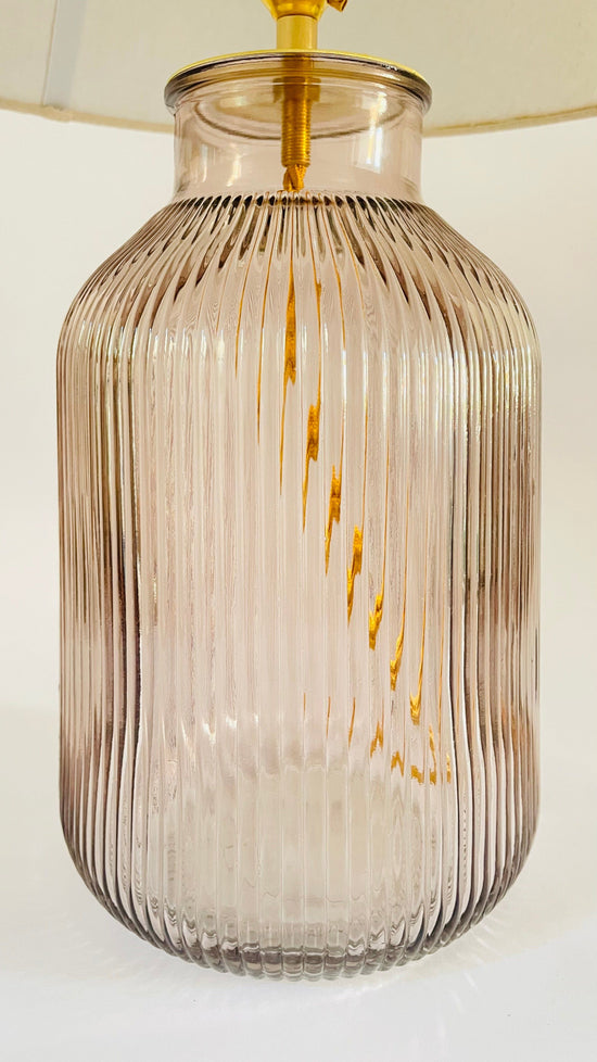 Antique French Bottle Lamp