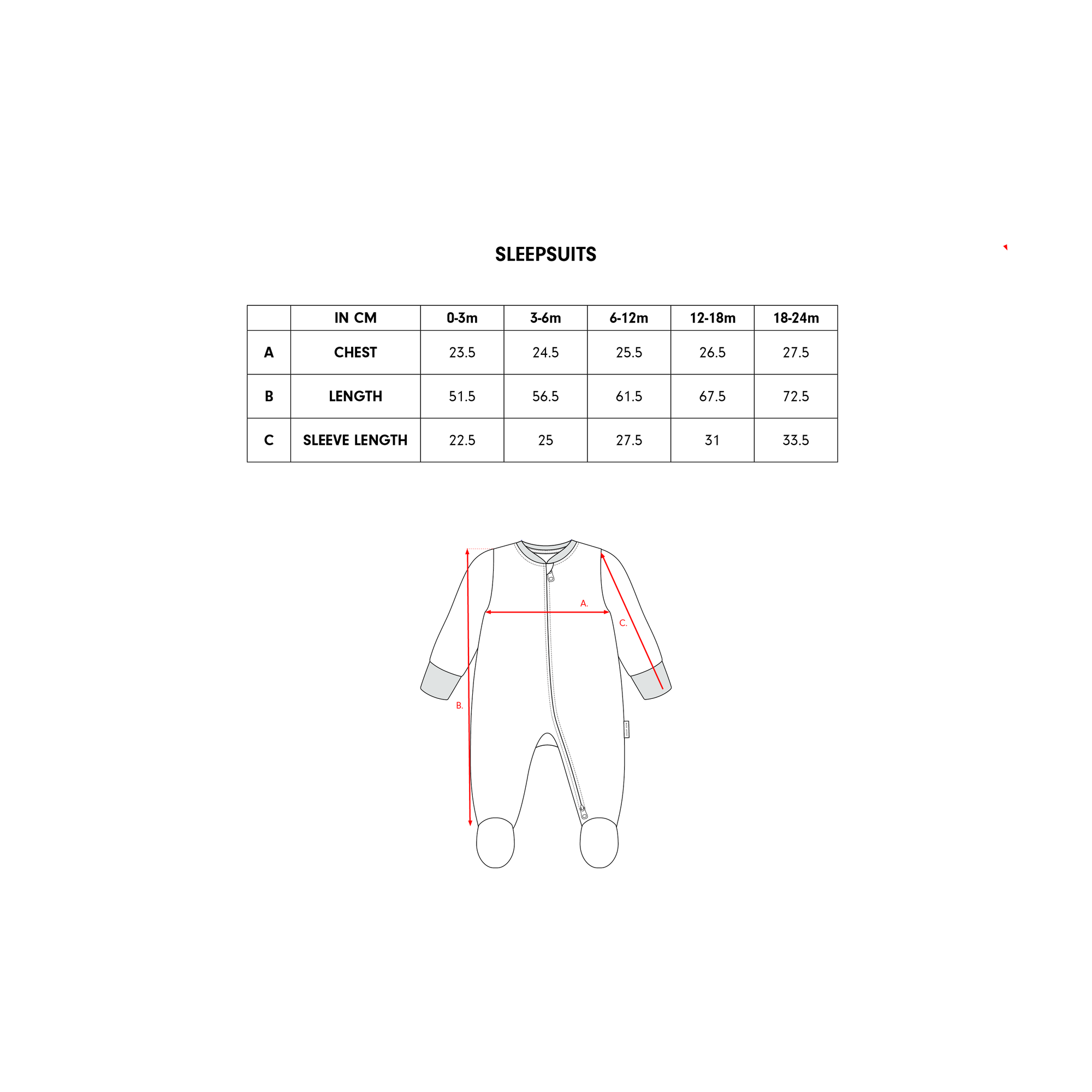 Christmas Baby Jersey Sleepsuit - Festive Forest