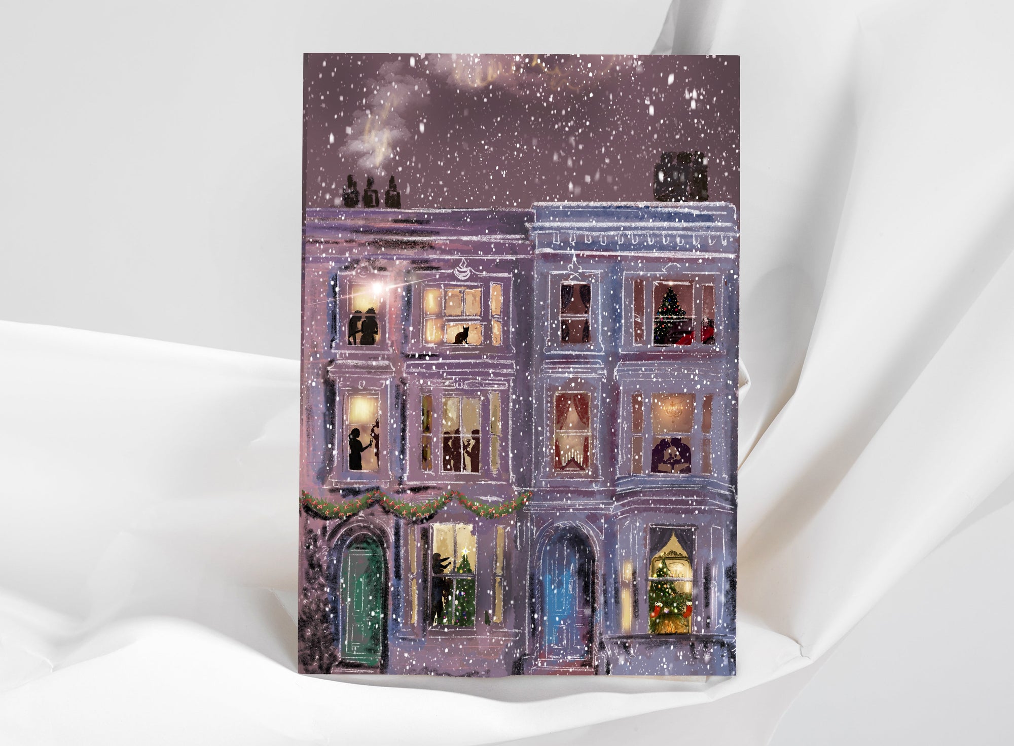 What Are You Doing Tonight Christmas Cards - Set of 6