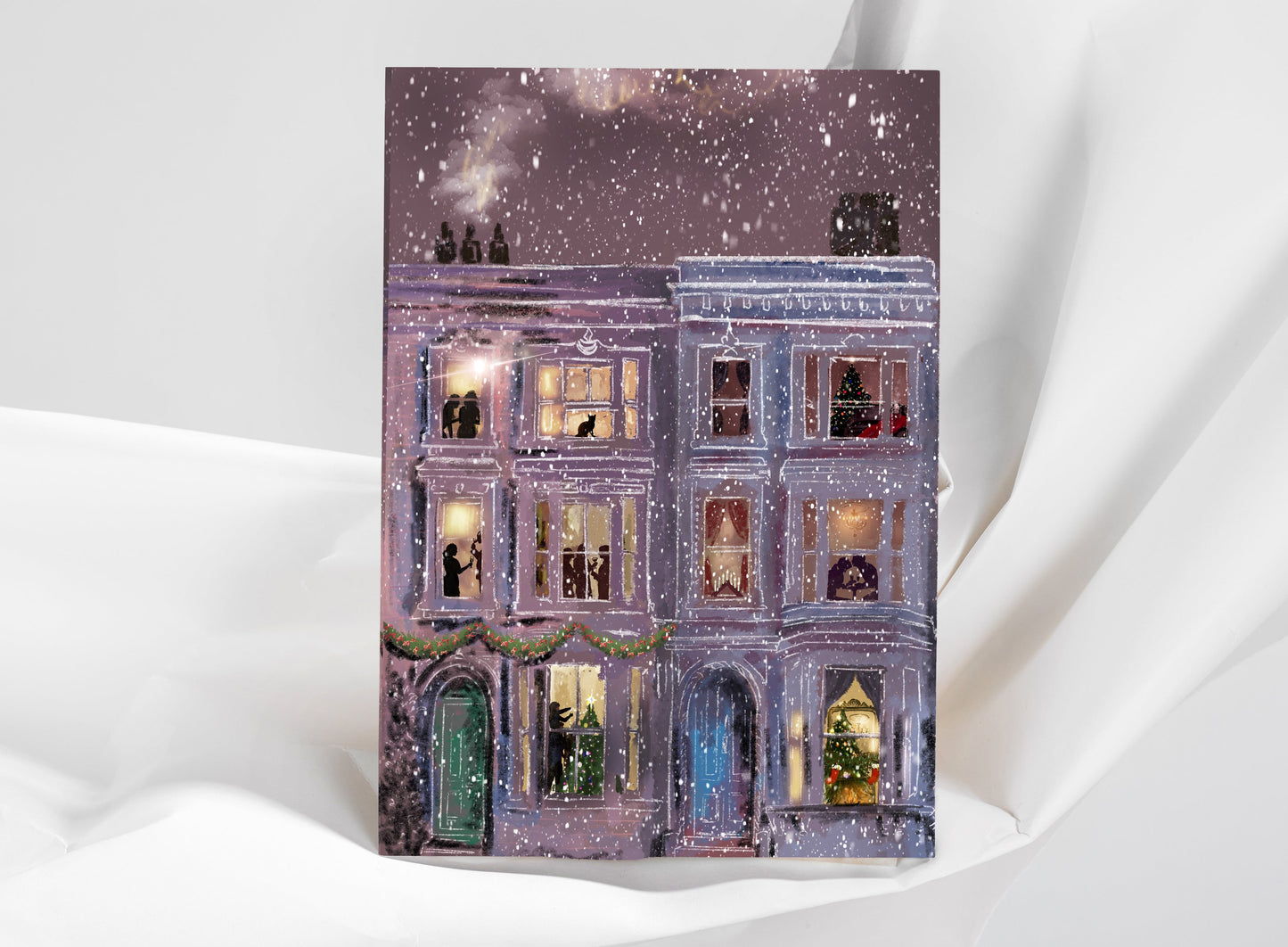 What Are You Doing Tonight Christmas Cards - Set of 6