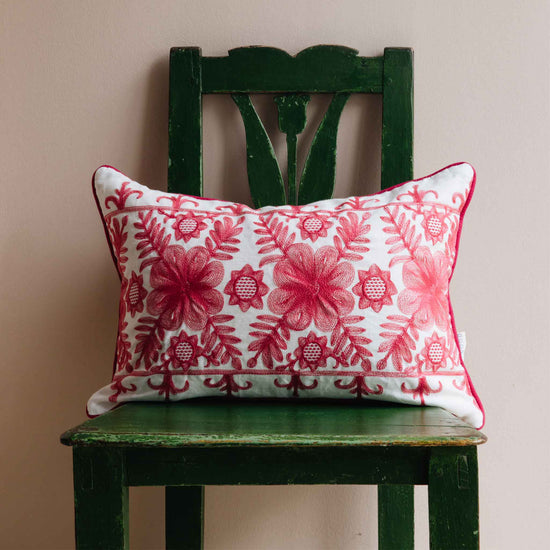 Angelica Coral Oblong Cushion