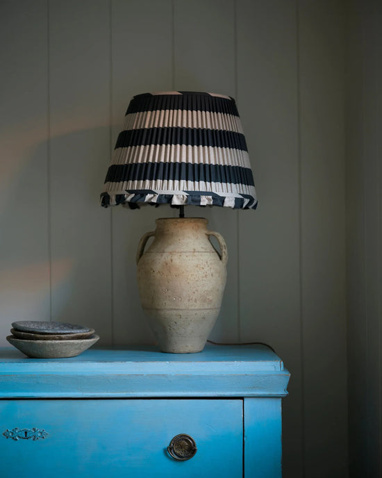 Blue Black Lampshade