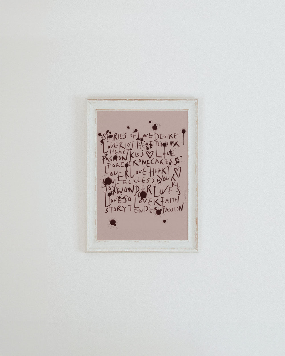 Reckless Love Blush Print