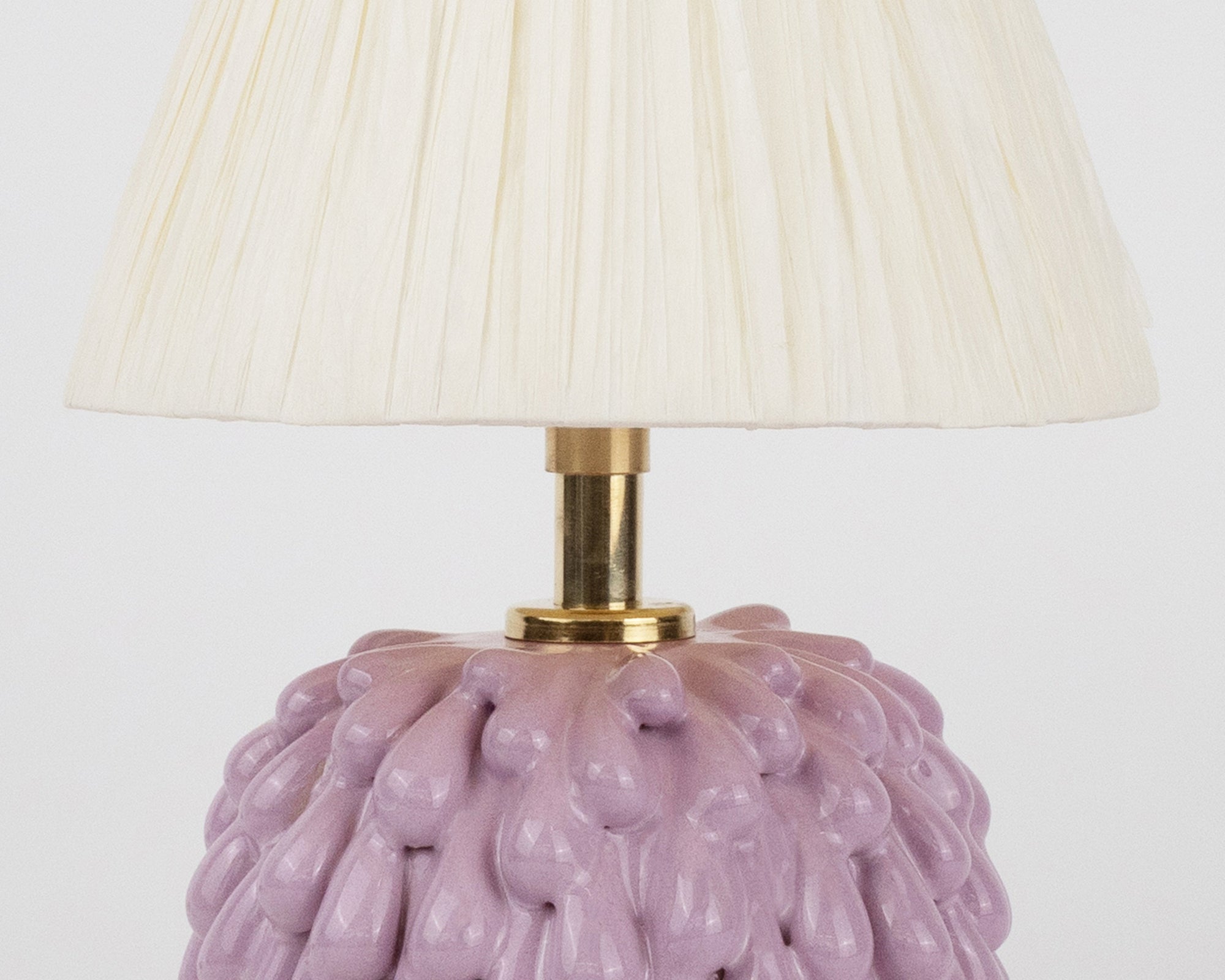 Short 'Drip' Table Lamp - Violet