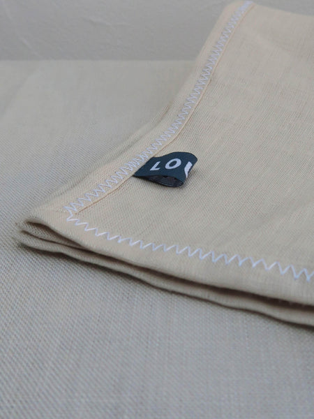 Irish Linen Napkin - Sand