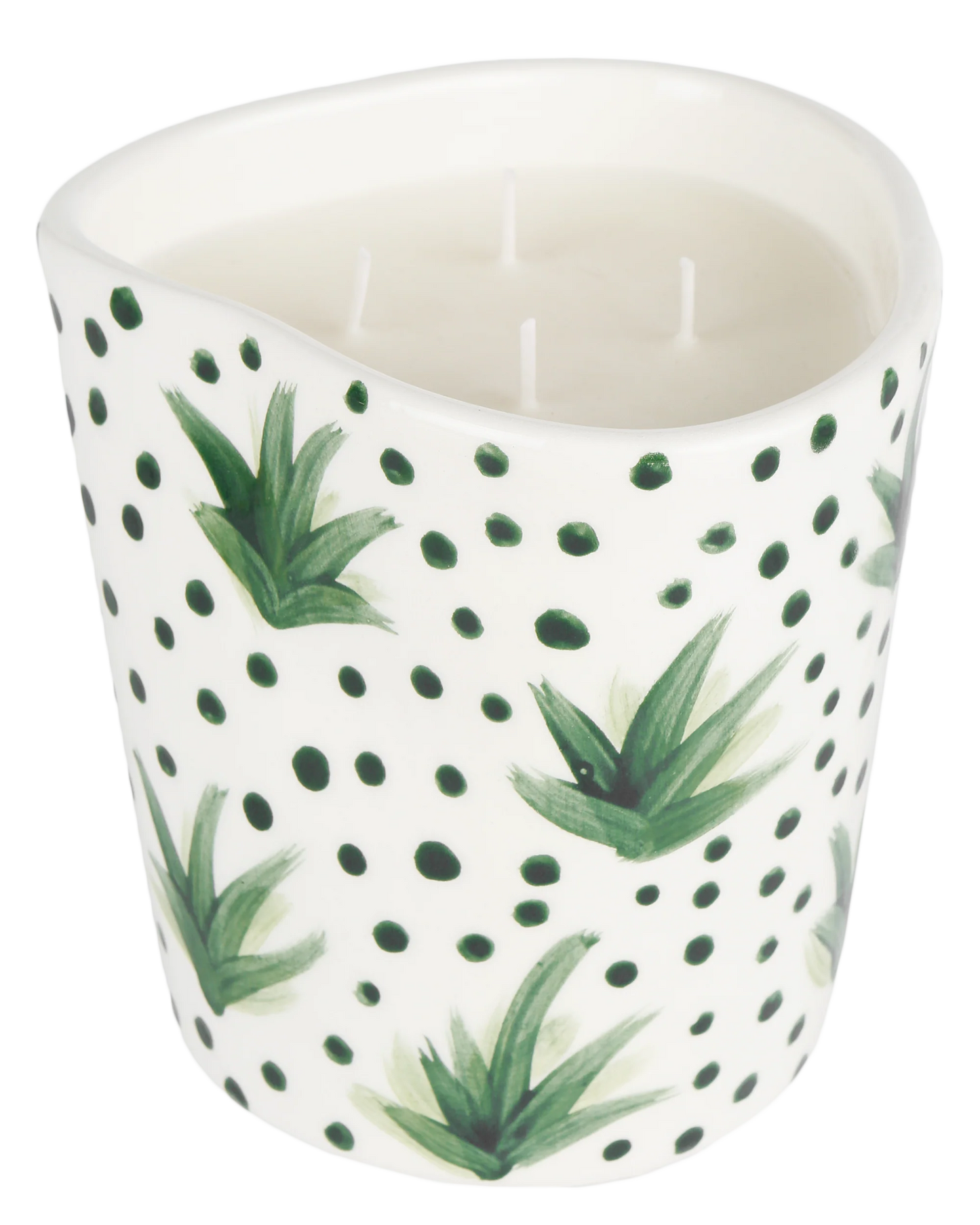 Plants & Dots Fig Leaf Candle