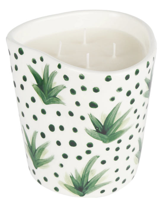 Plants & Dots Fig Leaf Candle