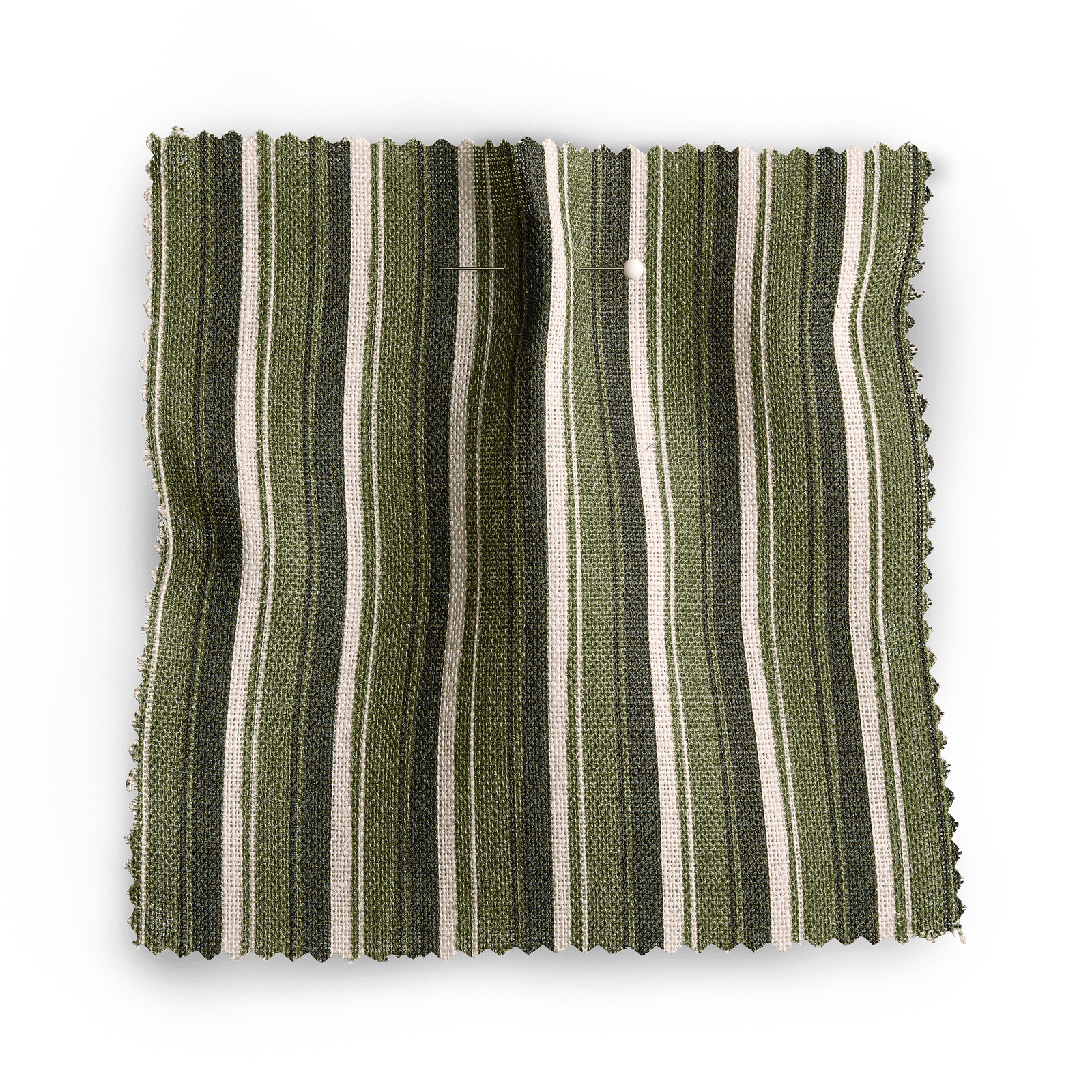 Modern Ticking Fabric - Pine Needle
