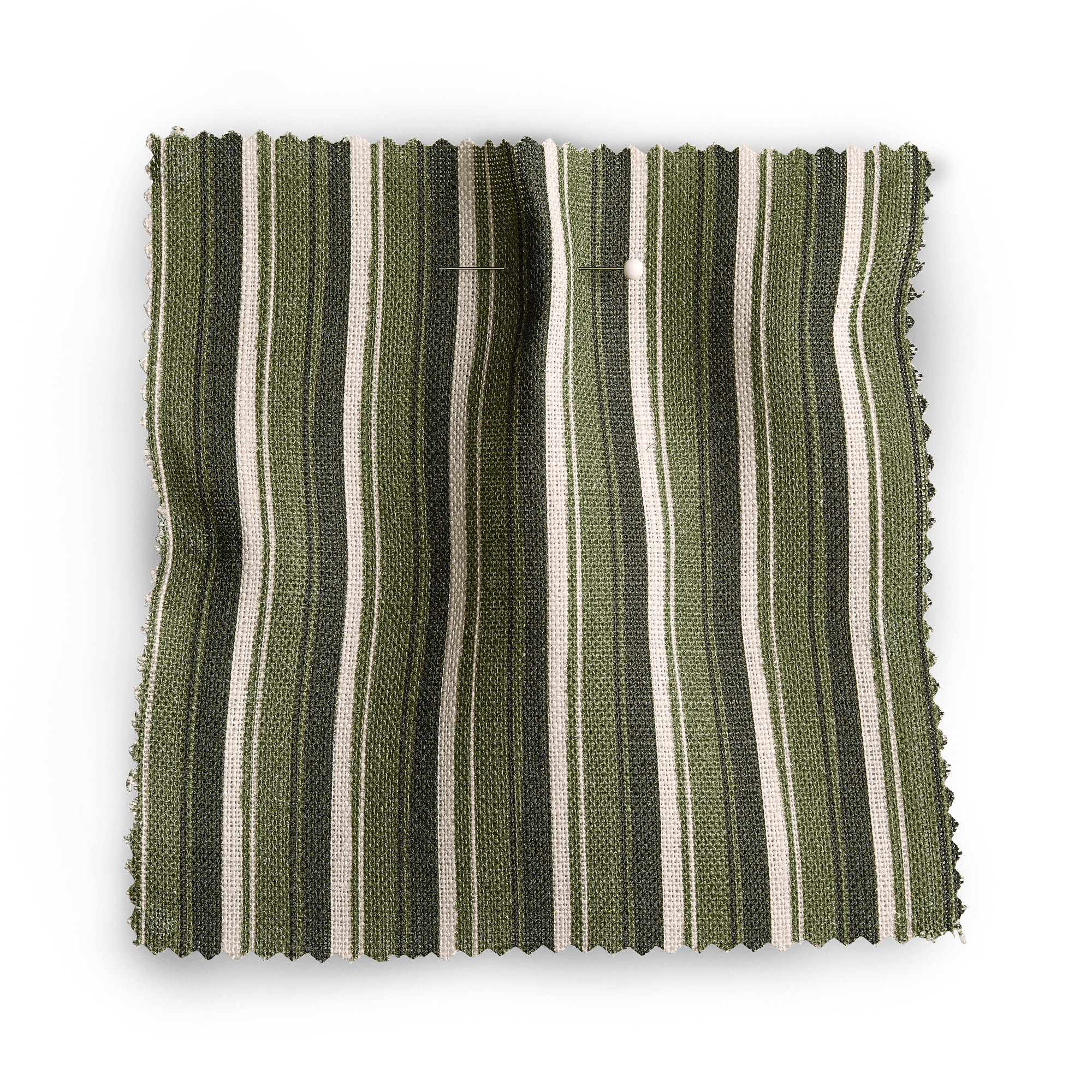 Modern Ticking Fabric - Pine Needle