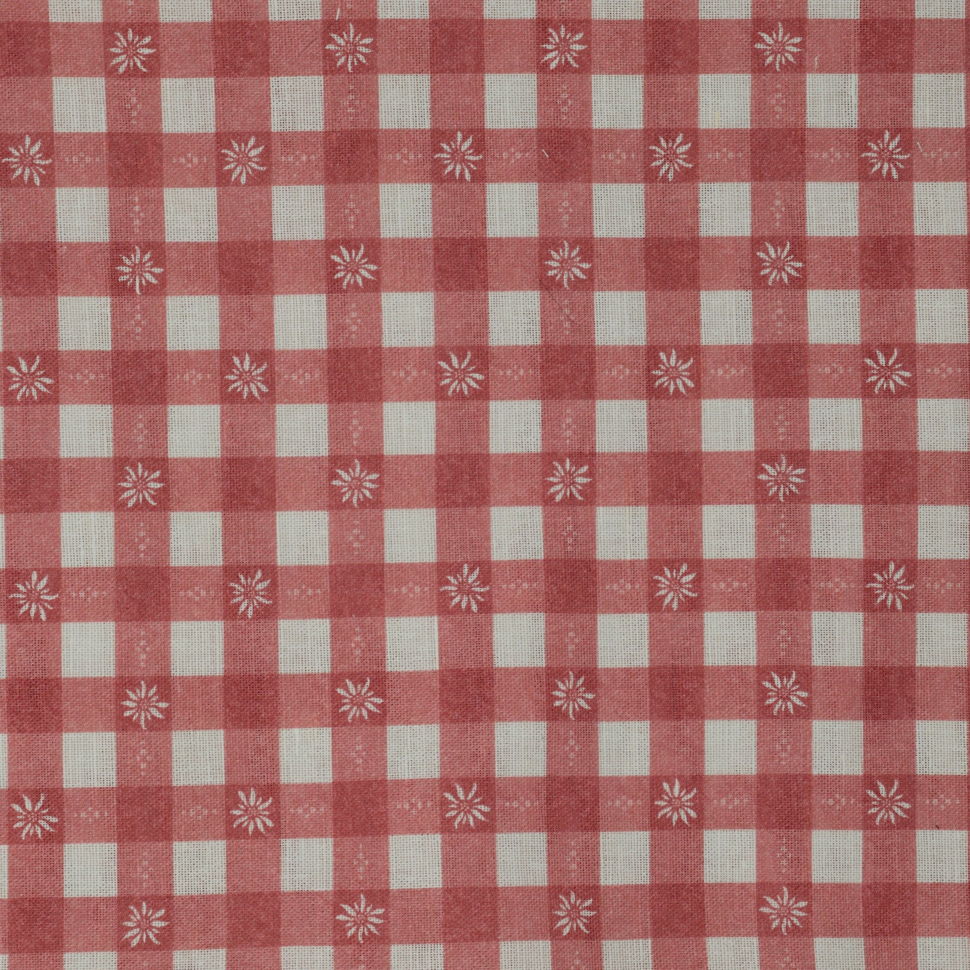Edelweiss Gingham - Raspberry Red