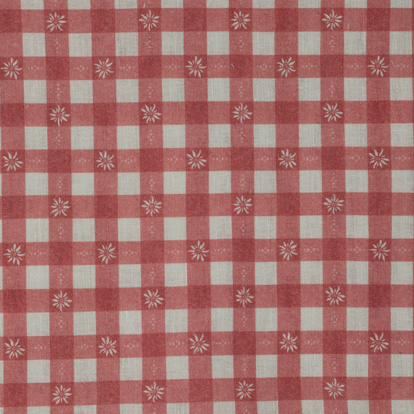 Edelweiss Gingham - Raspberry Red
