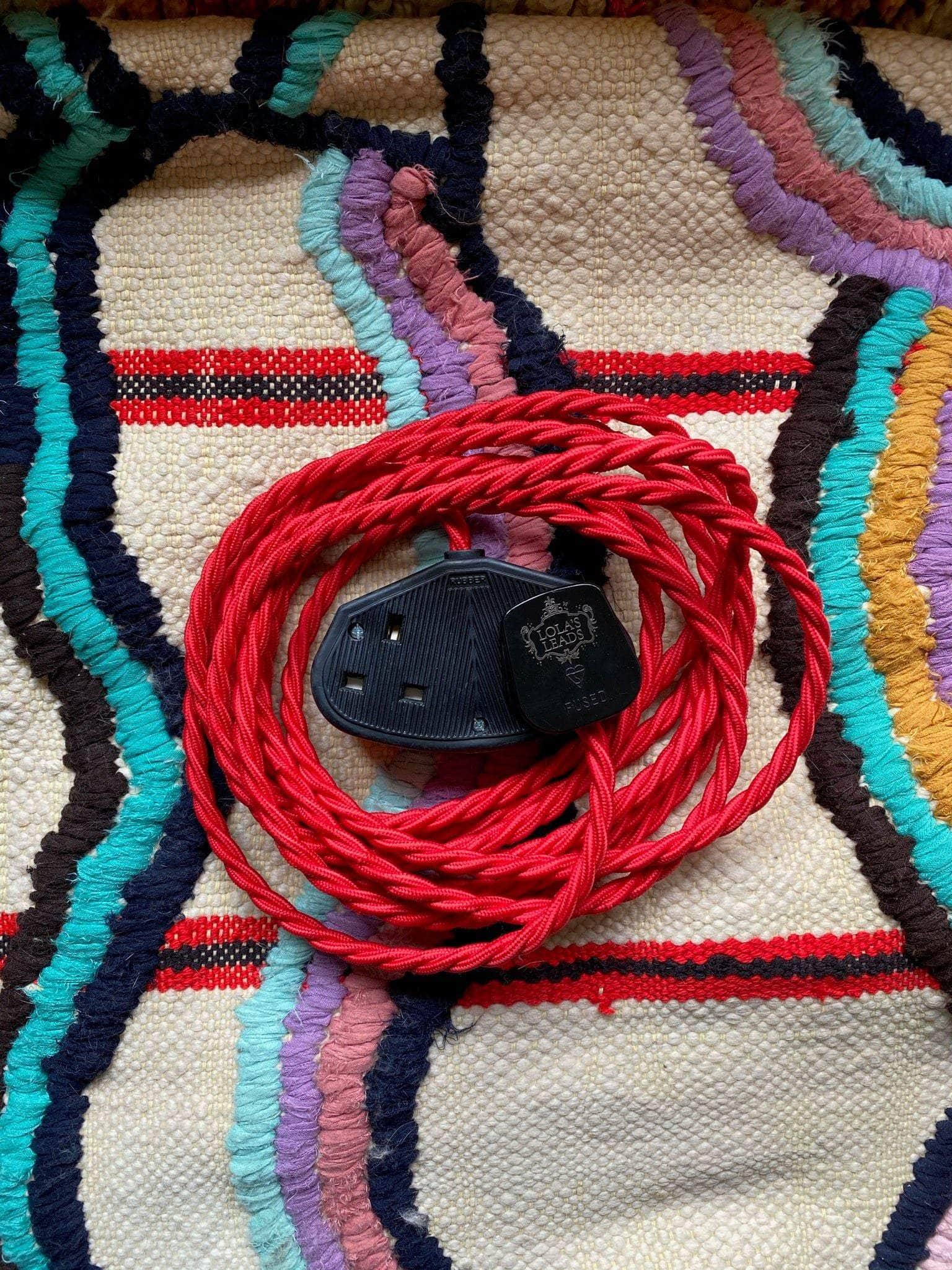 Fabric Extension Cable- Scarlett