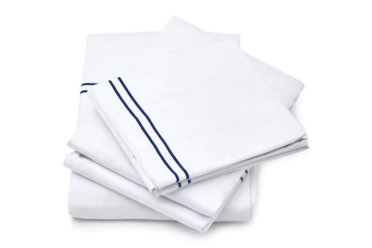 The Cairo Collection Bedding Set | Blue Stripe