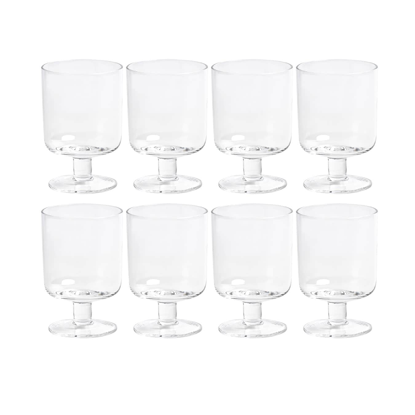 Eddie Glasses Clear - Set of 8
