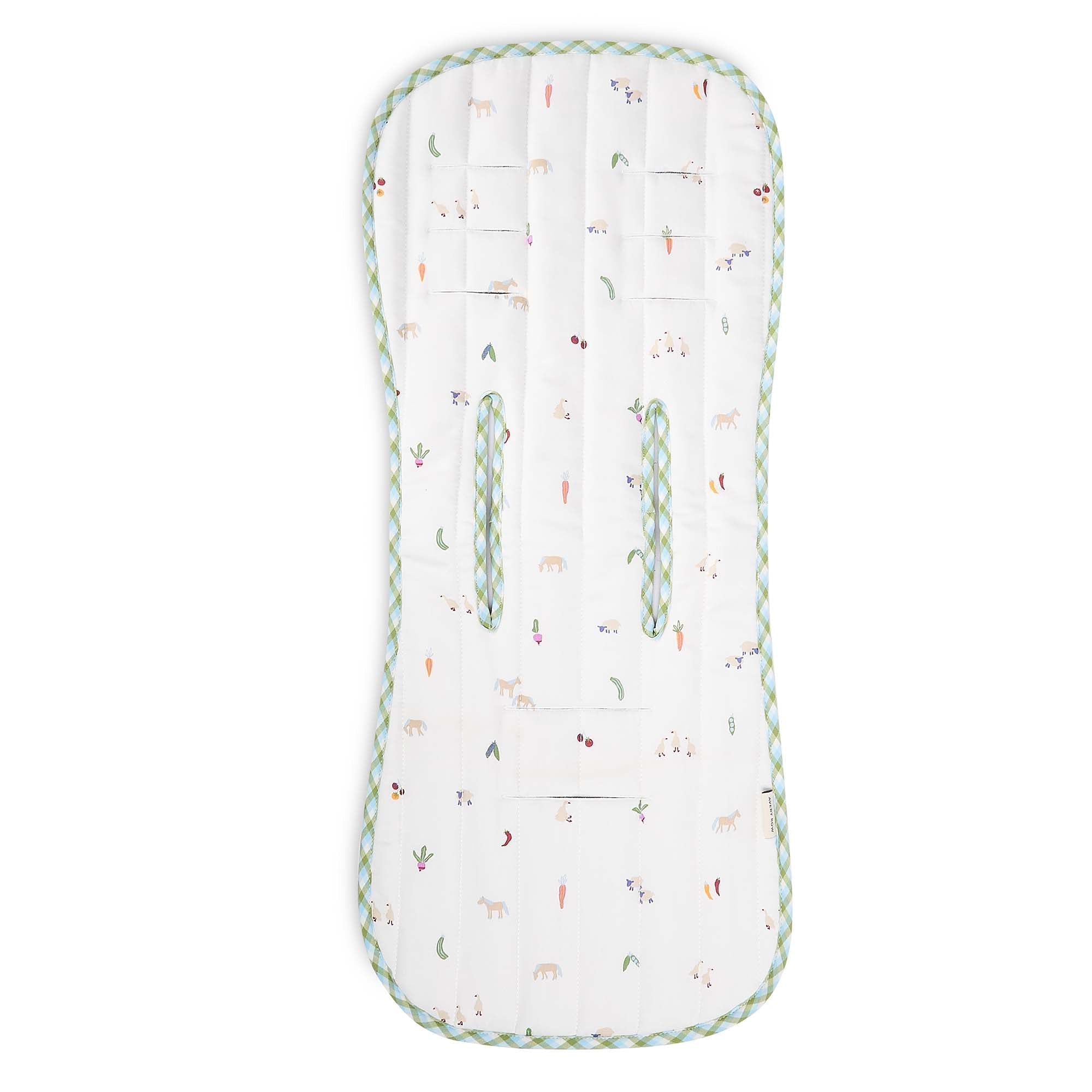 Pram Liner - Little Farm / Greenhouse Gingham