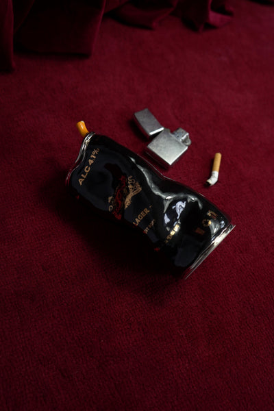Crushed Silver Beer Can