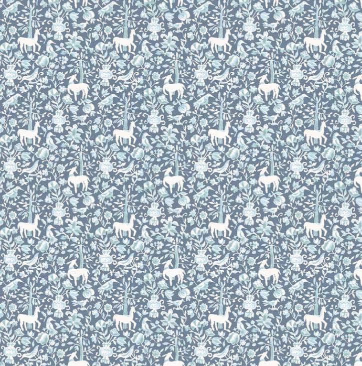 Mon Seul Desir - In Dusty Blues - Wallpaper