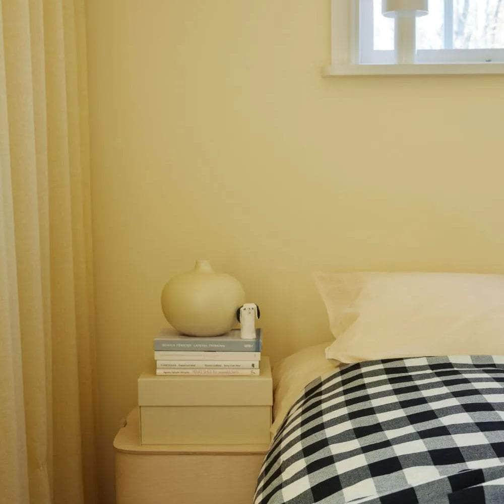 Bedspread Checked b/w