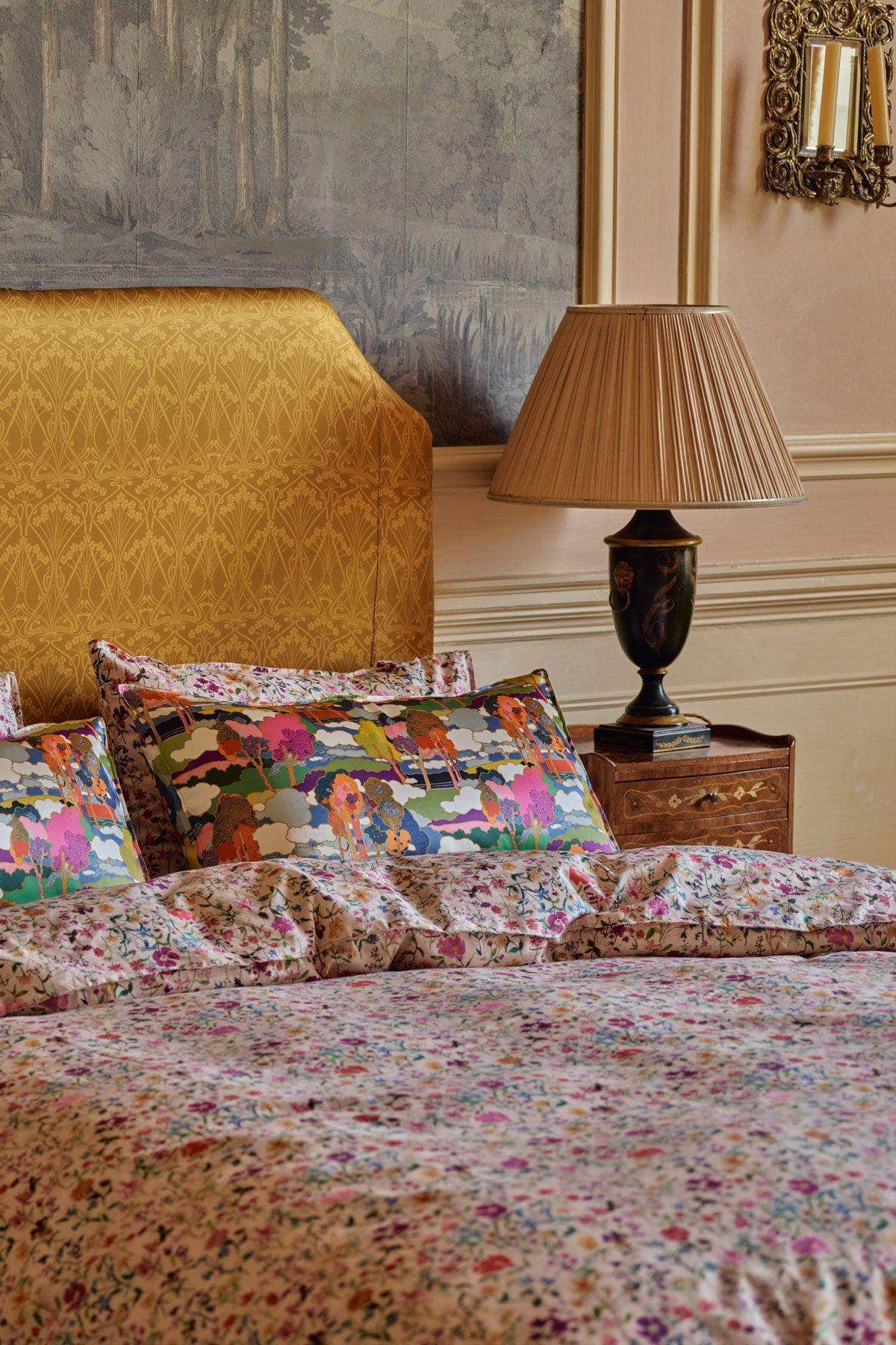 Pillowcase Made With Liberty Fabric Linen Garden