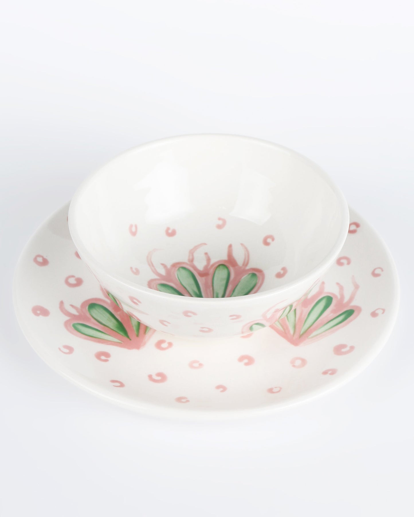 Pink Corals & Bubbles Plate