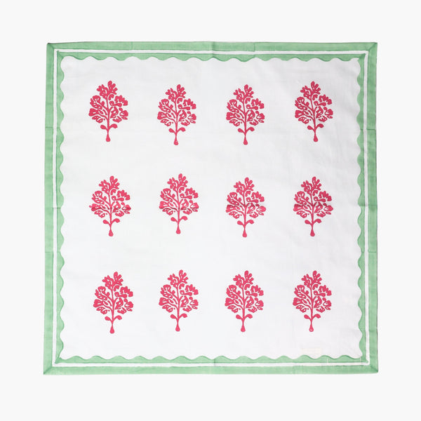 Sara - Pure Cotton Table Napkin Set of 2 - Pink