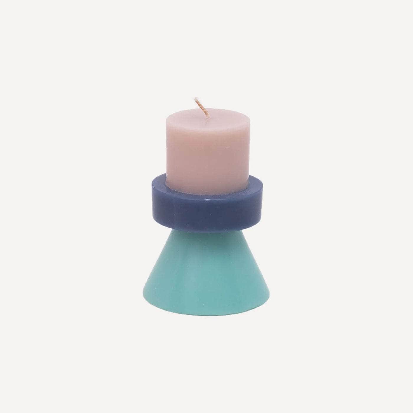 Stack Candle Mini - Nude / Powder Blue / Celeste
