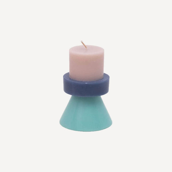 Stack Candle Mini - Nude / Powder Blue / Celeste